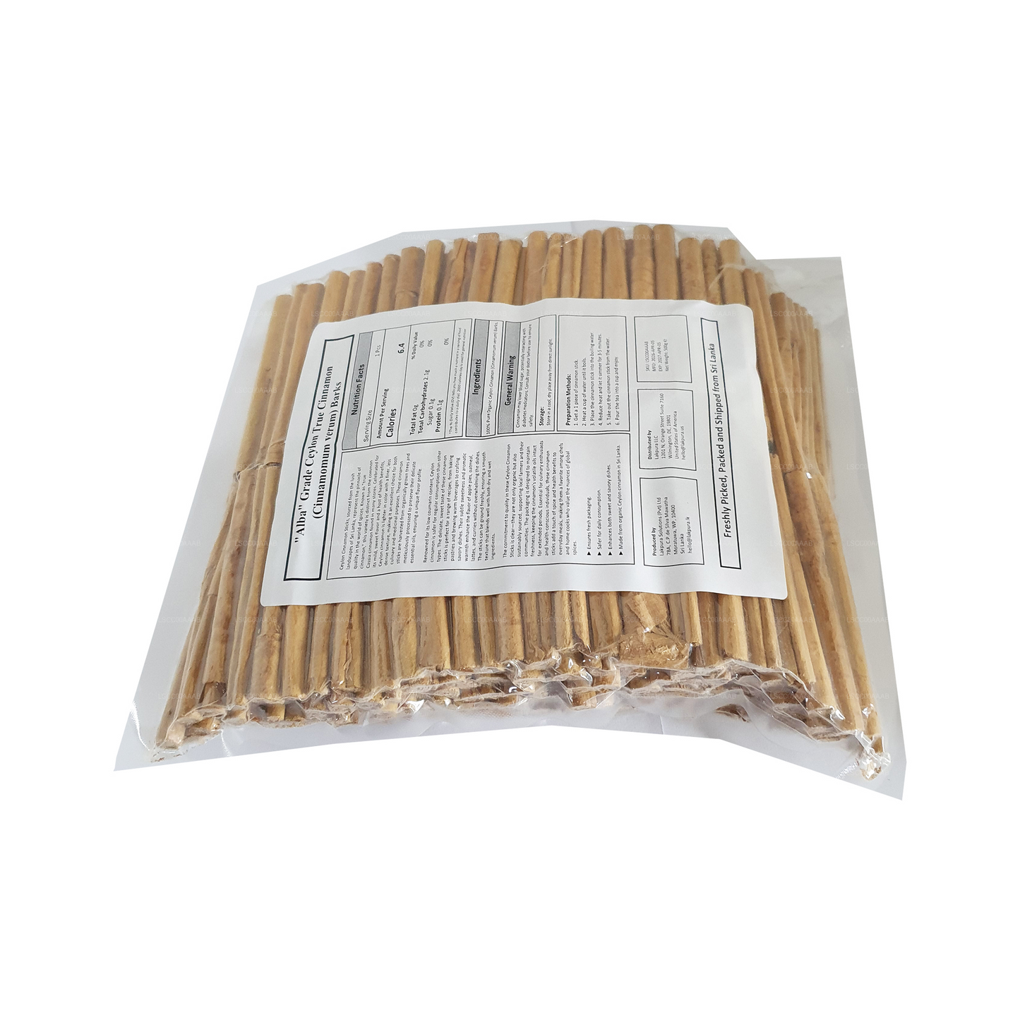 Lakpura® Ceylan Vrai Cannelle "Alba" Grade Bâtons