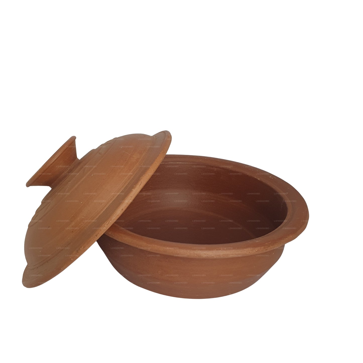 Pot en argile avec couvercle