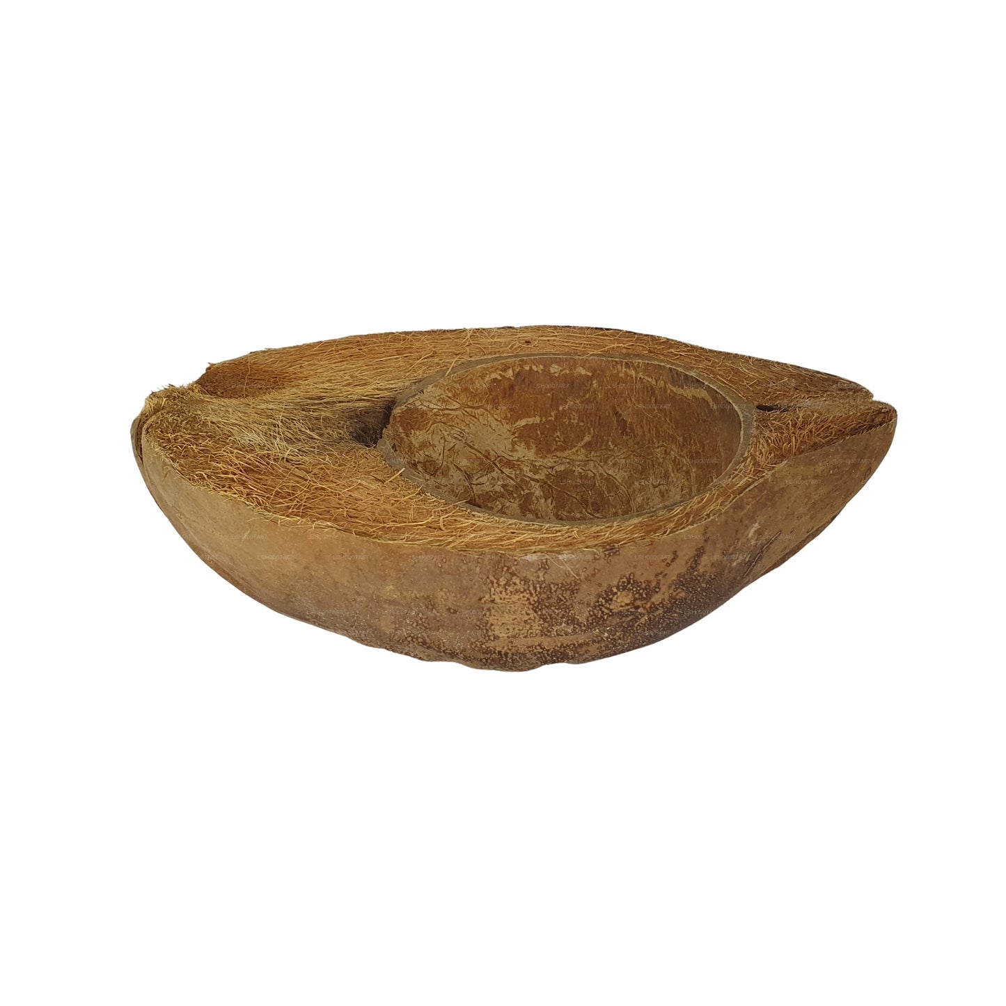 Bivenro Natural Coconut Pet Bowl Design (Free Size)