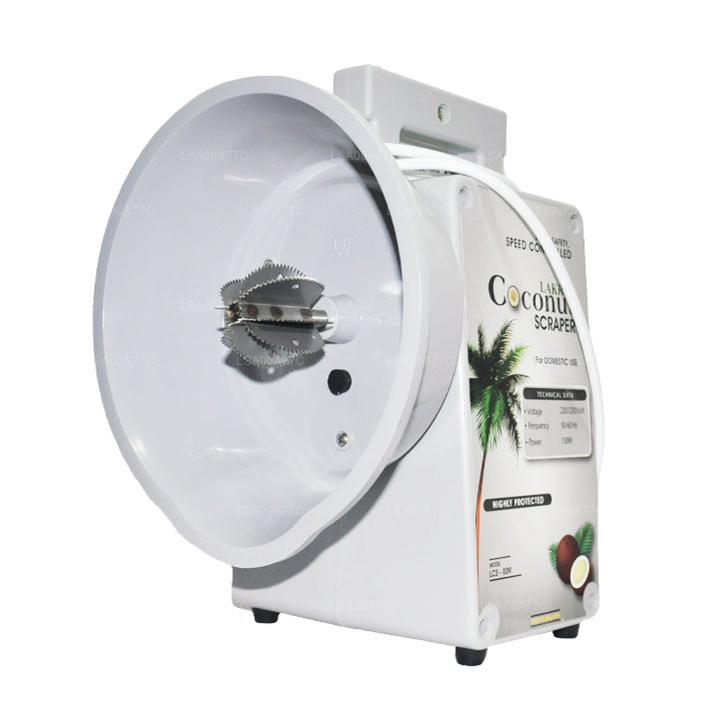 Grattoir à noix de coco électrique domestique Lakpura (230 V)
