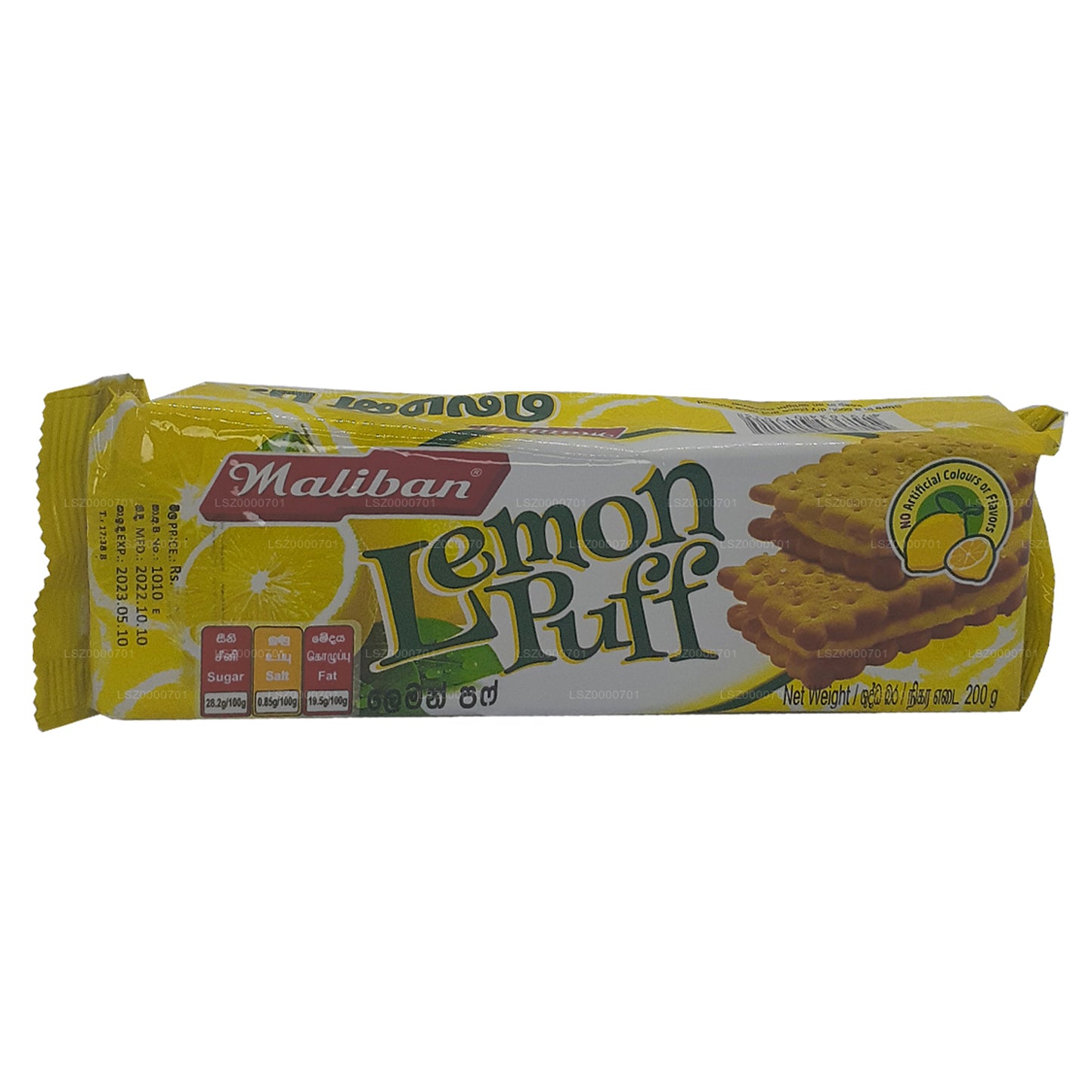 Biscuits feuilletés au citron Maliban (200g)