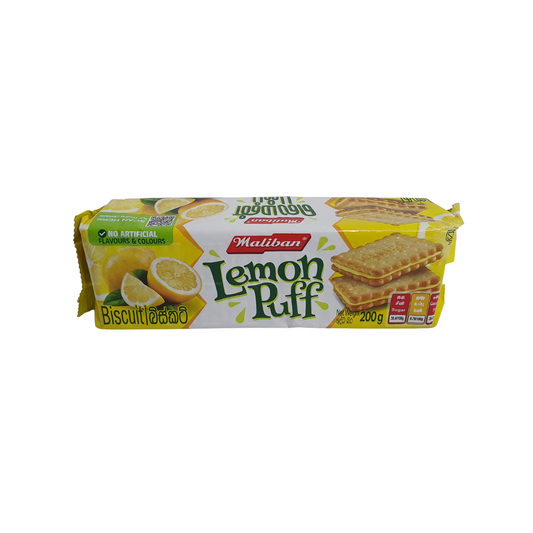 Biscuits feuilletés au citron Maliban (200g)