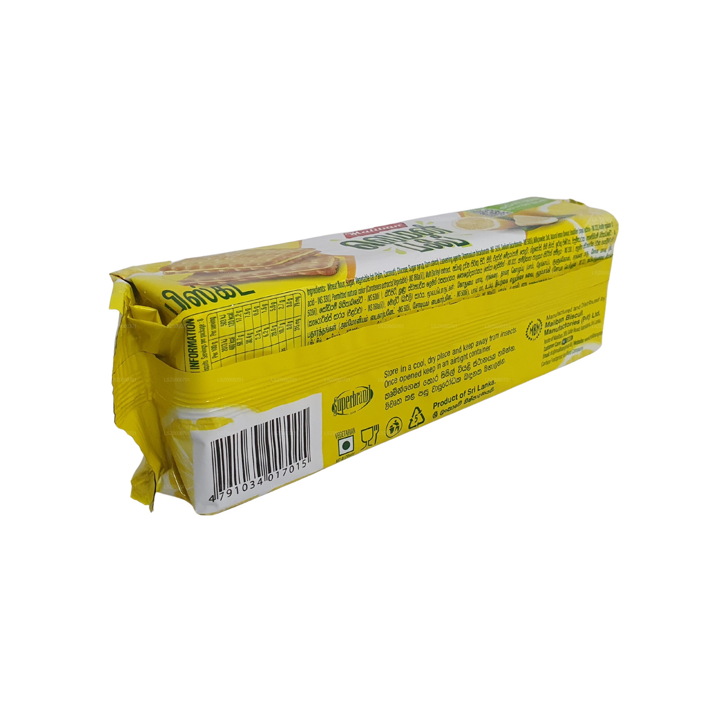 Biscuits feuilletés au citron Maliban (200g)