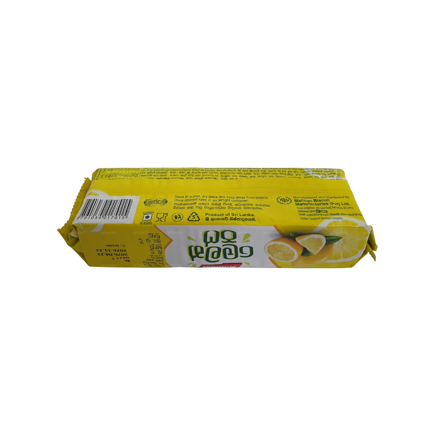 Biscuits feuilletés au citron Maliban (200g)