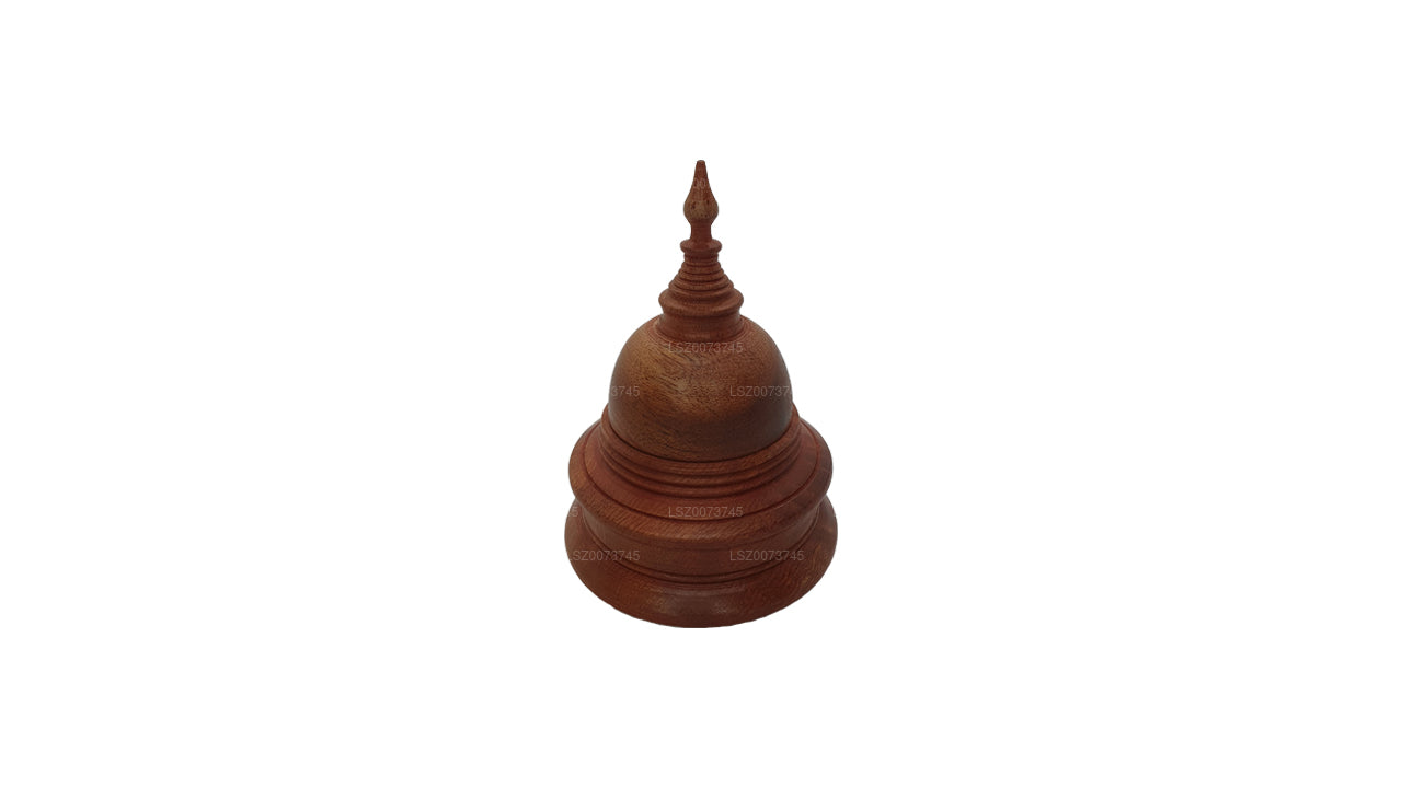 Stupas de Bouddha en bois couleur (H-4 pouces L-3 pouces)