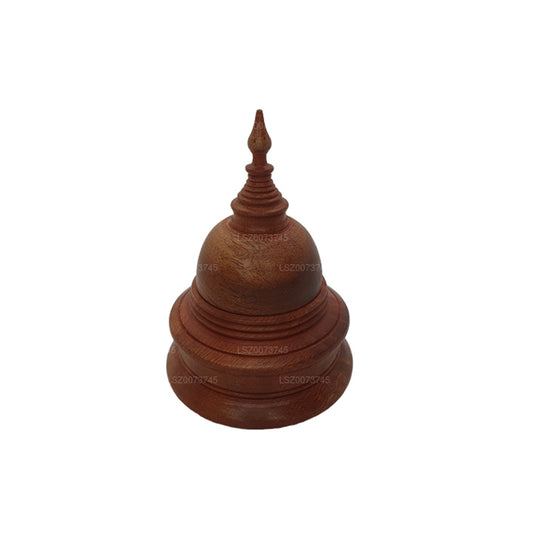 Stupas de Bouddha en bois couleur (H-4 pouces L-3 pouces)