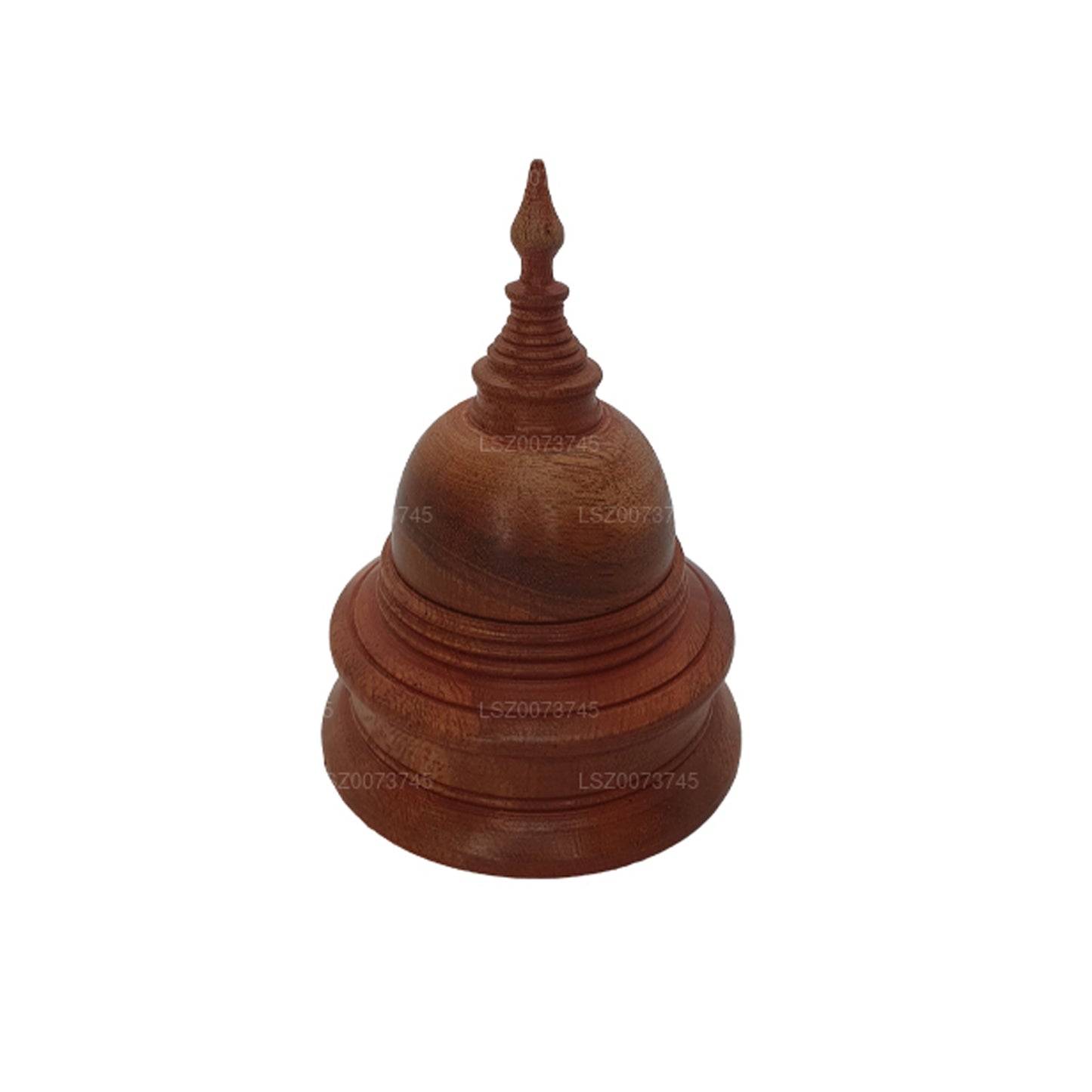 Stupas de Bouddha en bois couleur (H-4 pouces L-3 pouces)