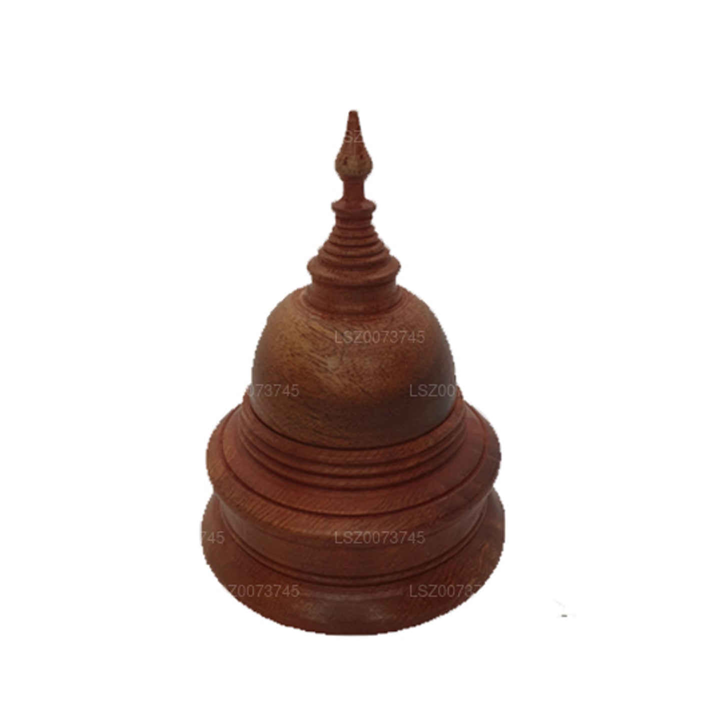 Stupas de Bouddha en bois couleur (H-4 pouces L-3 pouces)