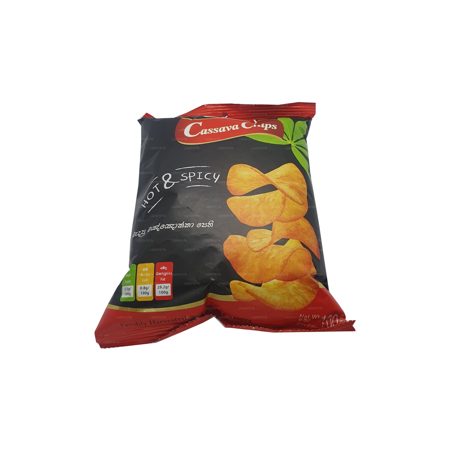 Croustilles de manioc Rancrisp piquantes et épicées (100g)