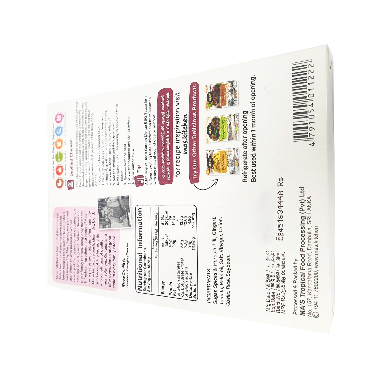 Pâte farinée MA's Kitchen (60 g)