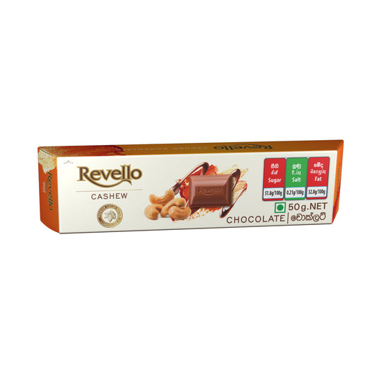 Chocolat Revello aux noix de cajou