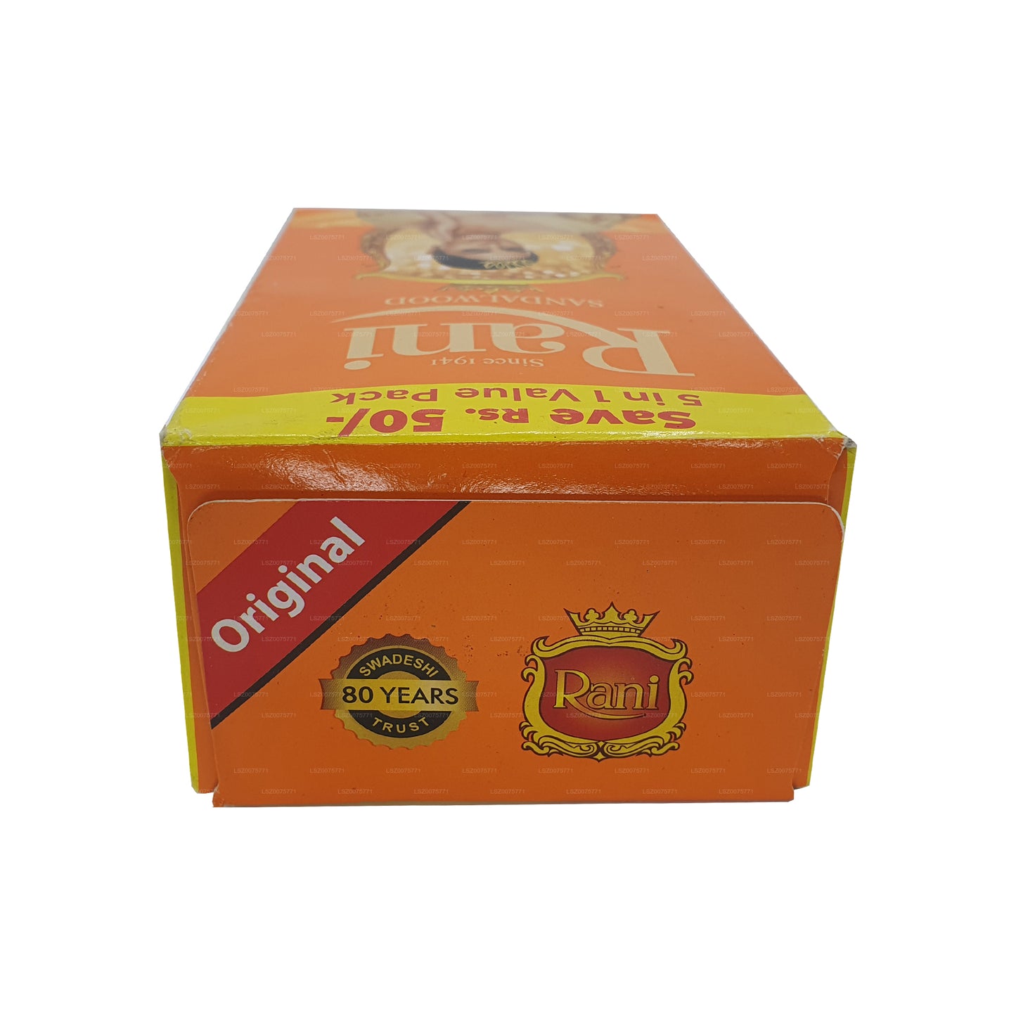 Savon Swadeshi Rani au bois de santal 5 en 1 (5x70g)