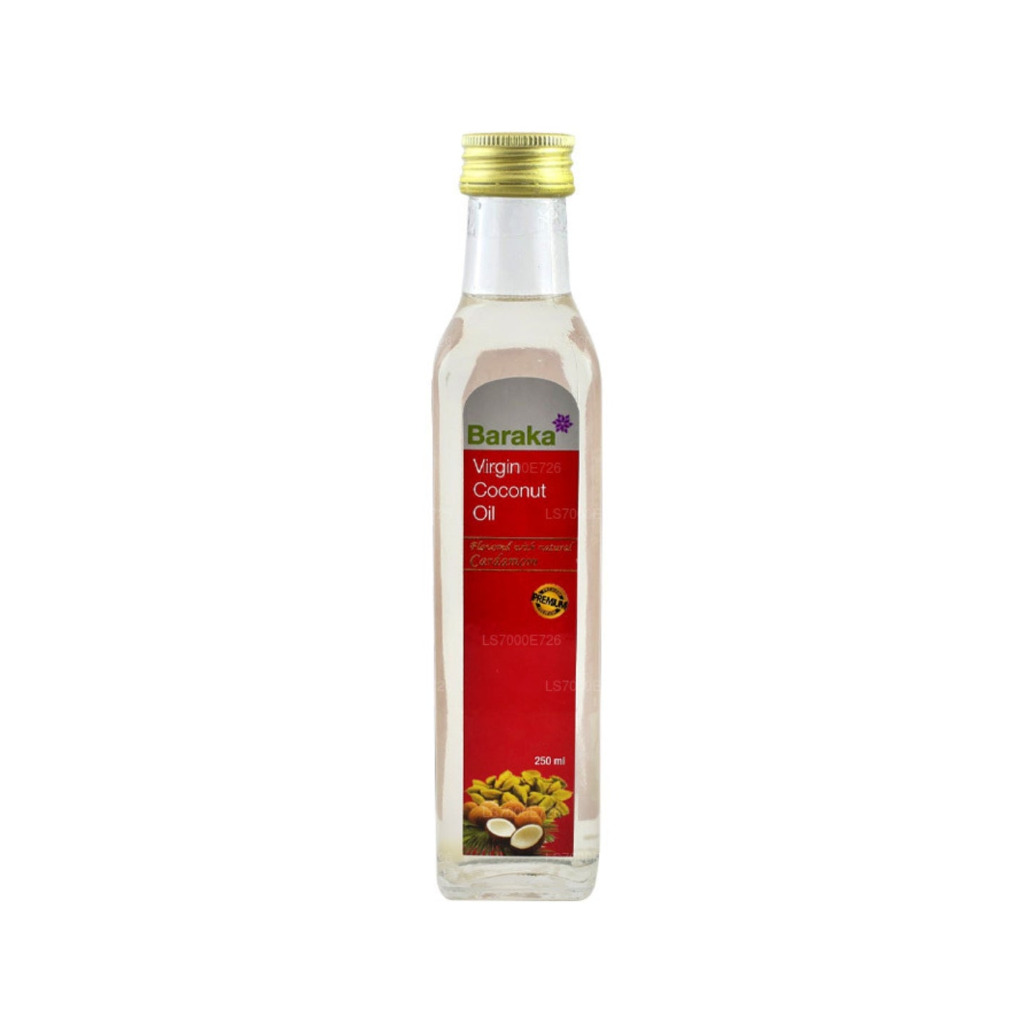 Baraka Virgin Coconut Oil With Cardamom (250ml)