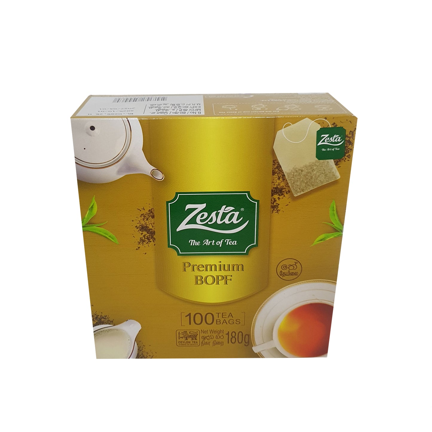 Zesta Tea (100 g) 50 sachets de thé