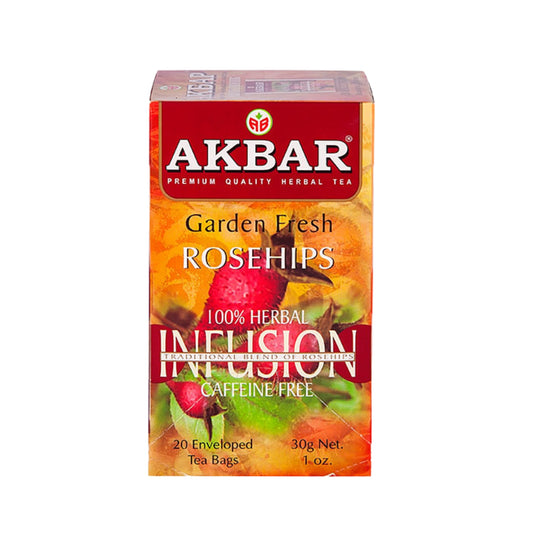 Akbar Garden Fresh Rosehips 20 sachets de thé (30 g)