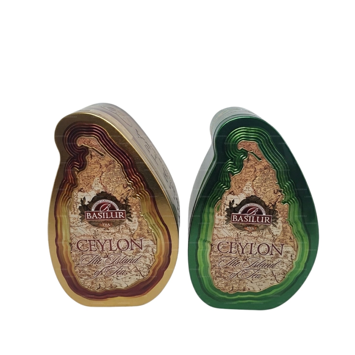 Basilur Wooden Presenter 2 in 1 "Island of Tea Wooden Presenter" (200g)