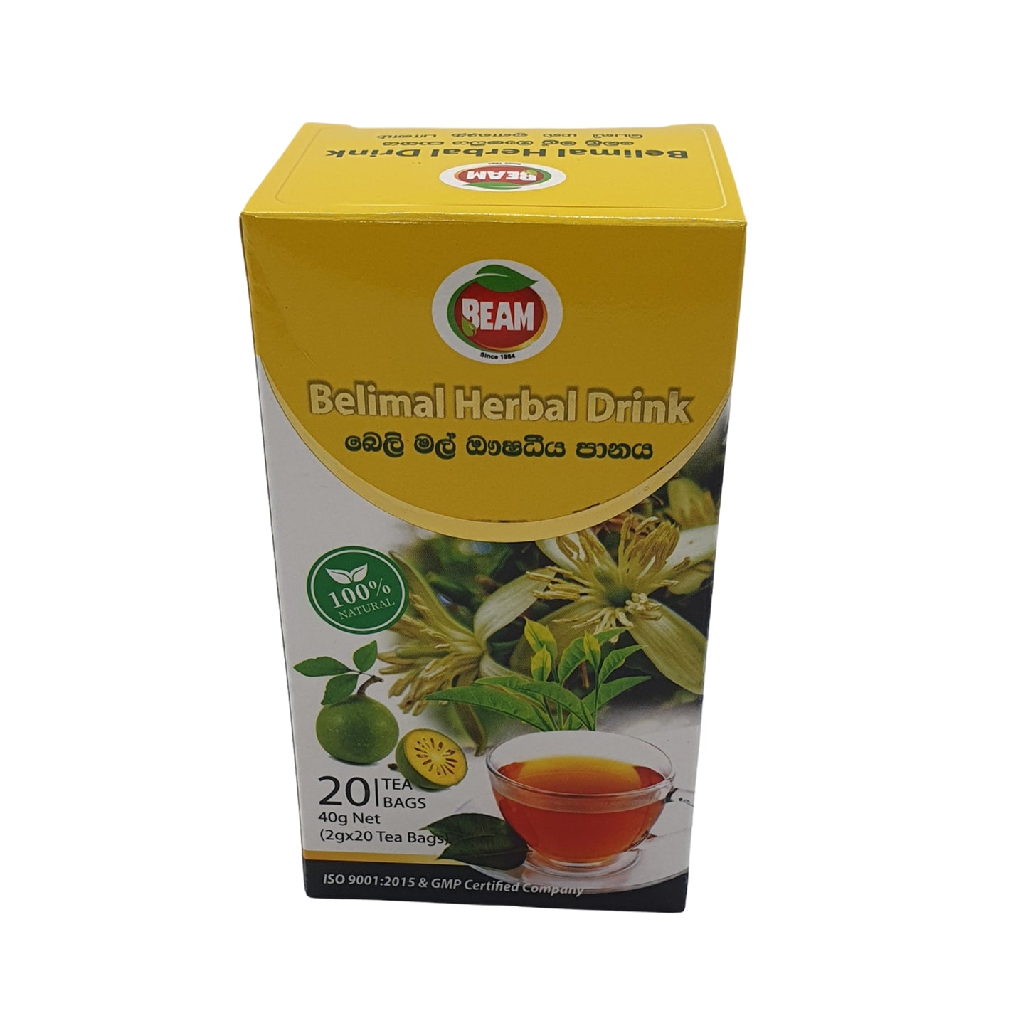 Thé Beam Belimal (40 g) 20 sachets de thé