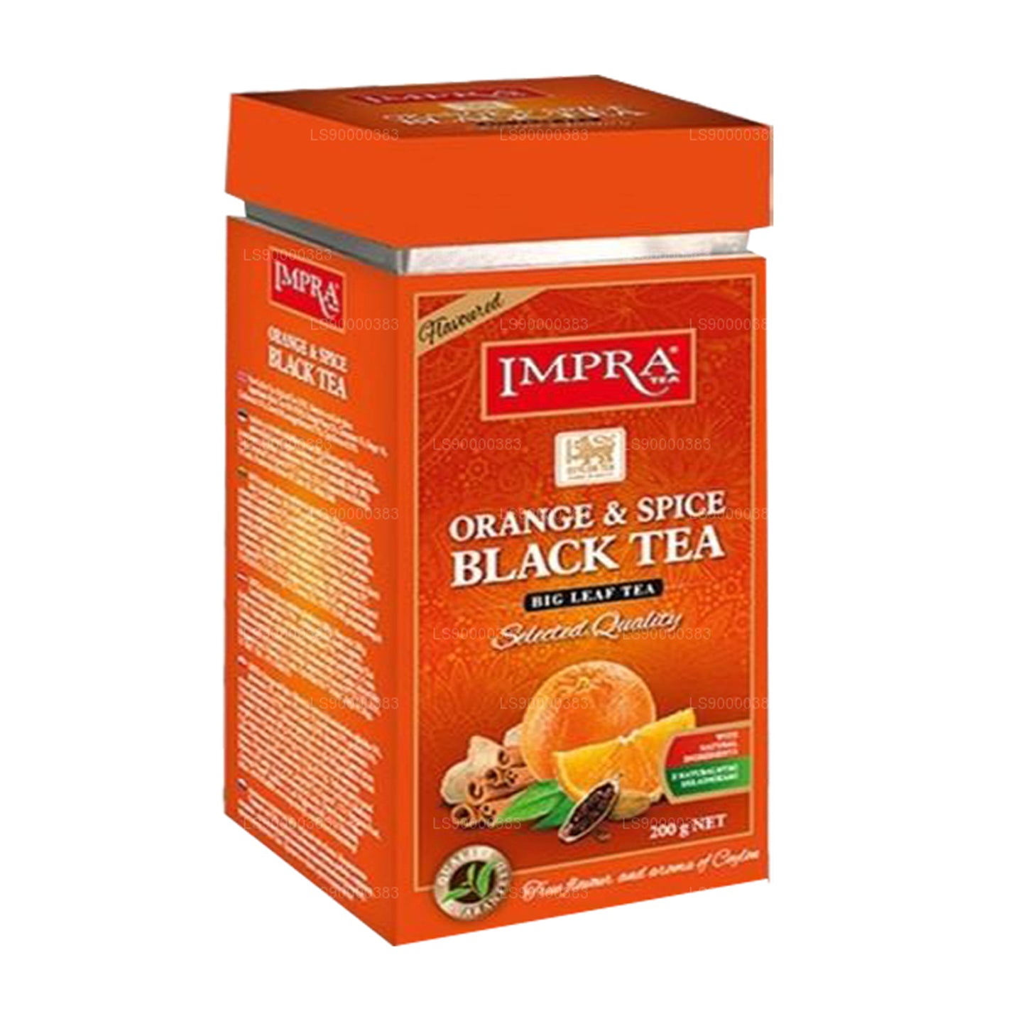 Boîte en métal Impra Orange and Spice Big Leaf (200 g)