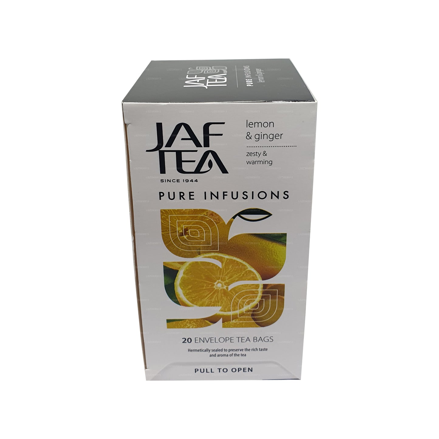Jaf Tea Pure Infusions Lemon & Ginger  Foil Envelop Tea Bags (30g) 20 Tea Bags