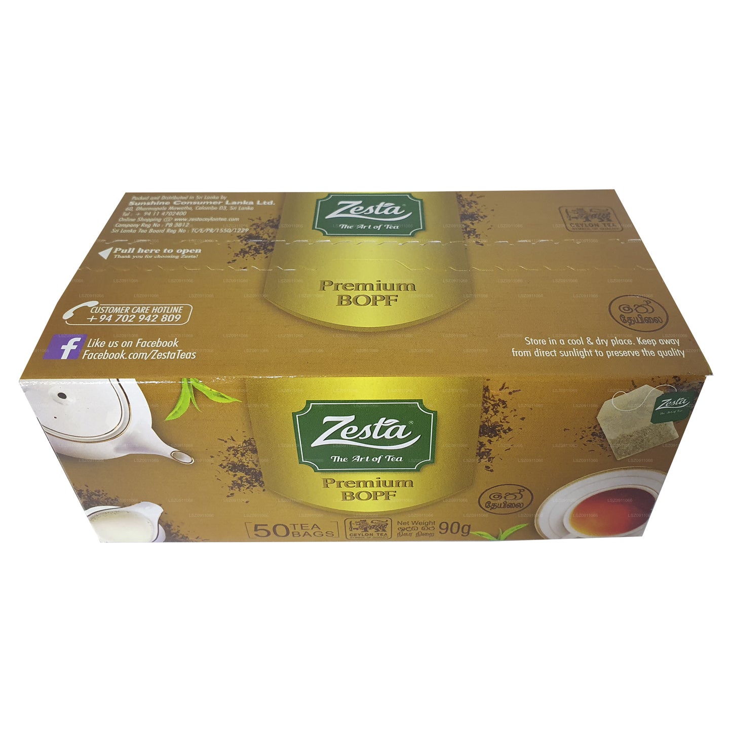 Zesta Tea (100 g) 50 sachets de thé