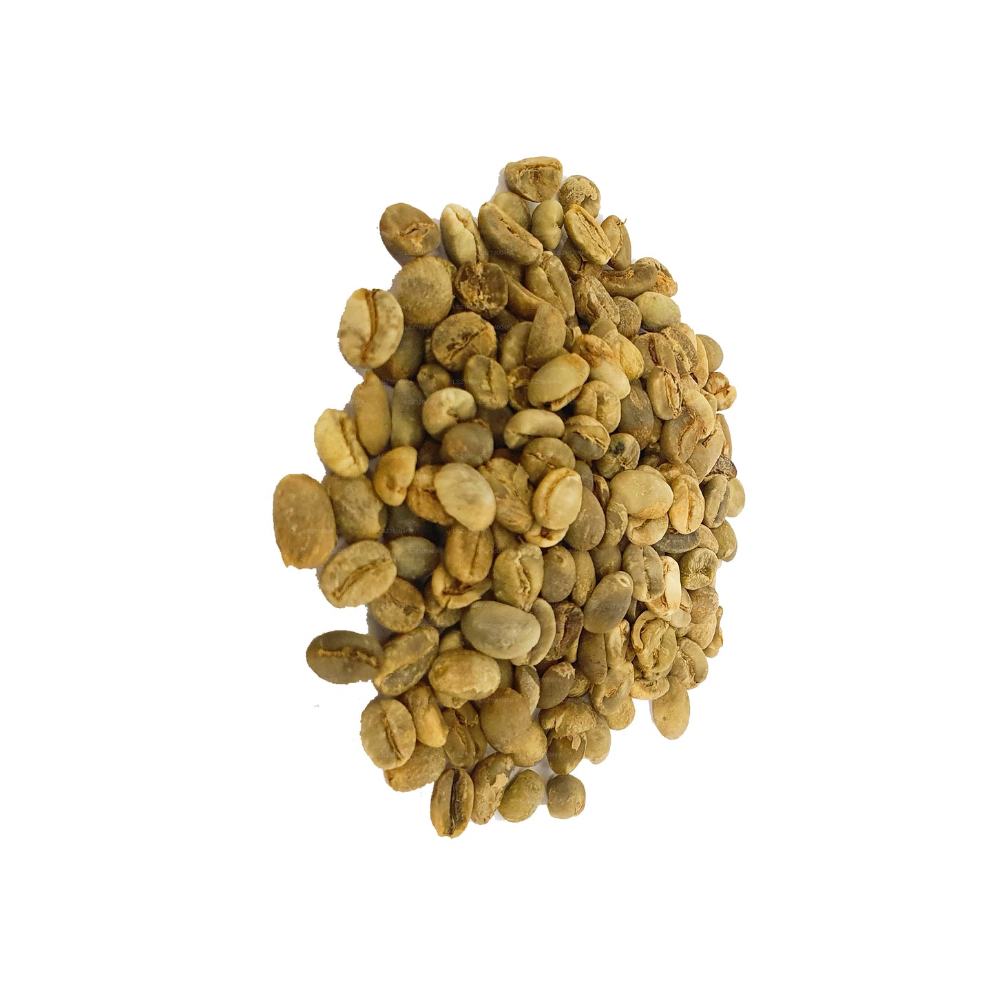 Café en grains crus de la région de Walapane, Lakpura, Ceylan