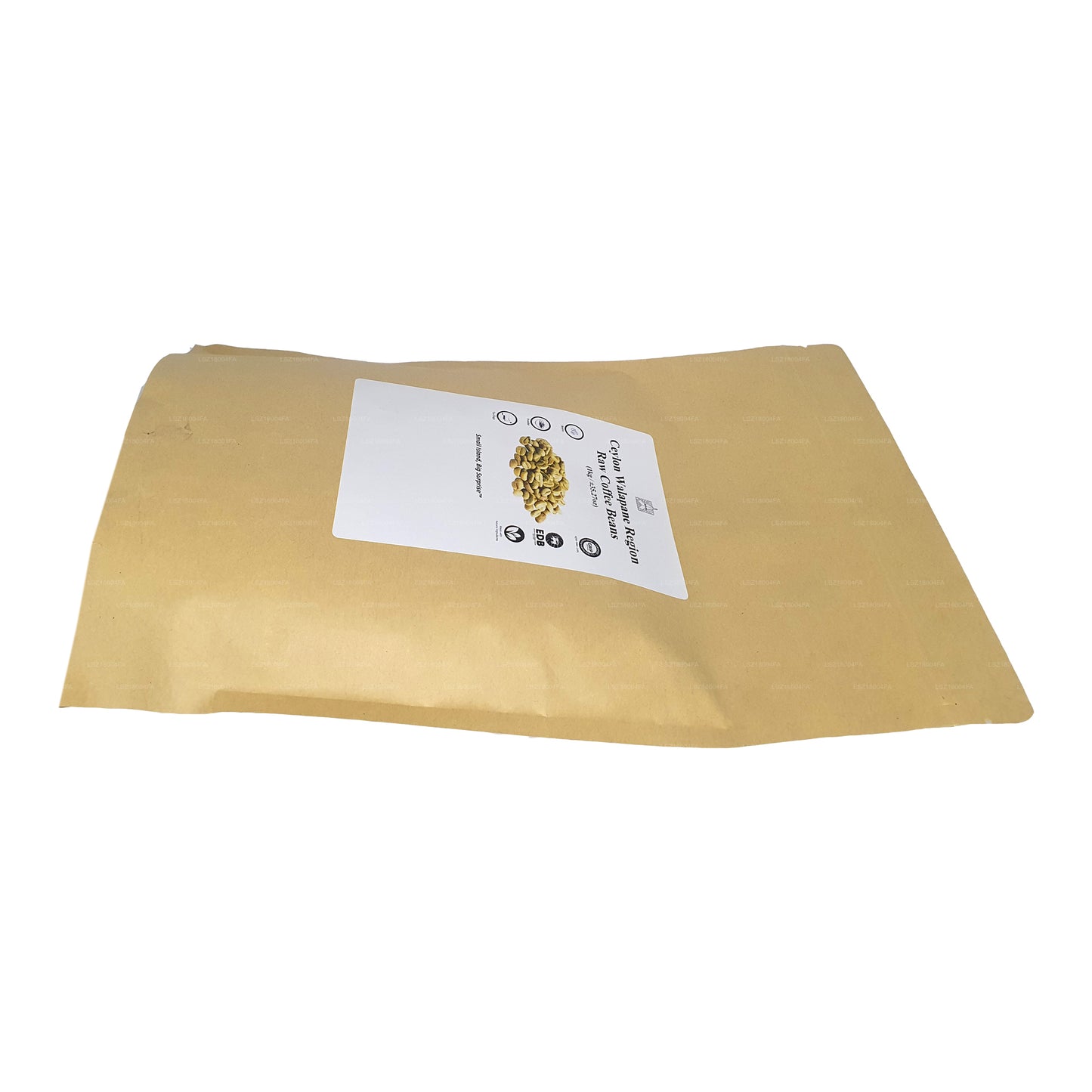 Café en grains crus de la région de Walapane, Lakpura, Ceylan