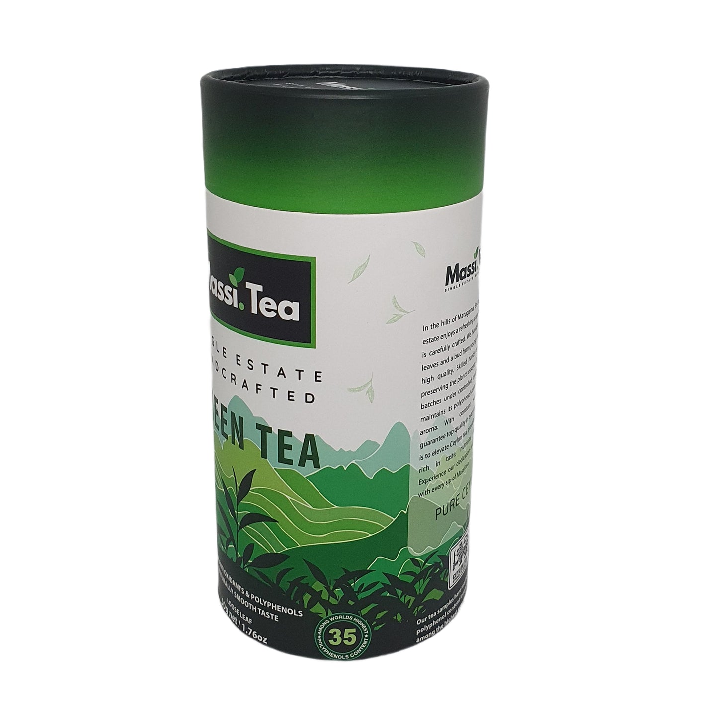 Thé vert artisanal Massi Tea Single Estate (50g)