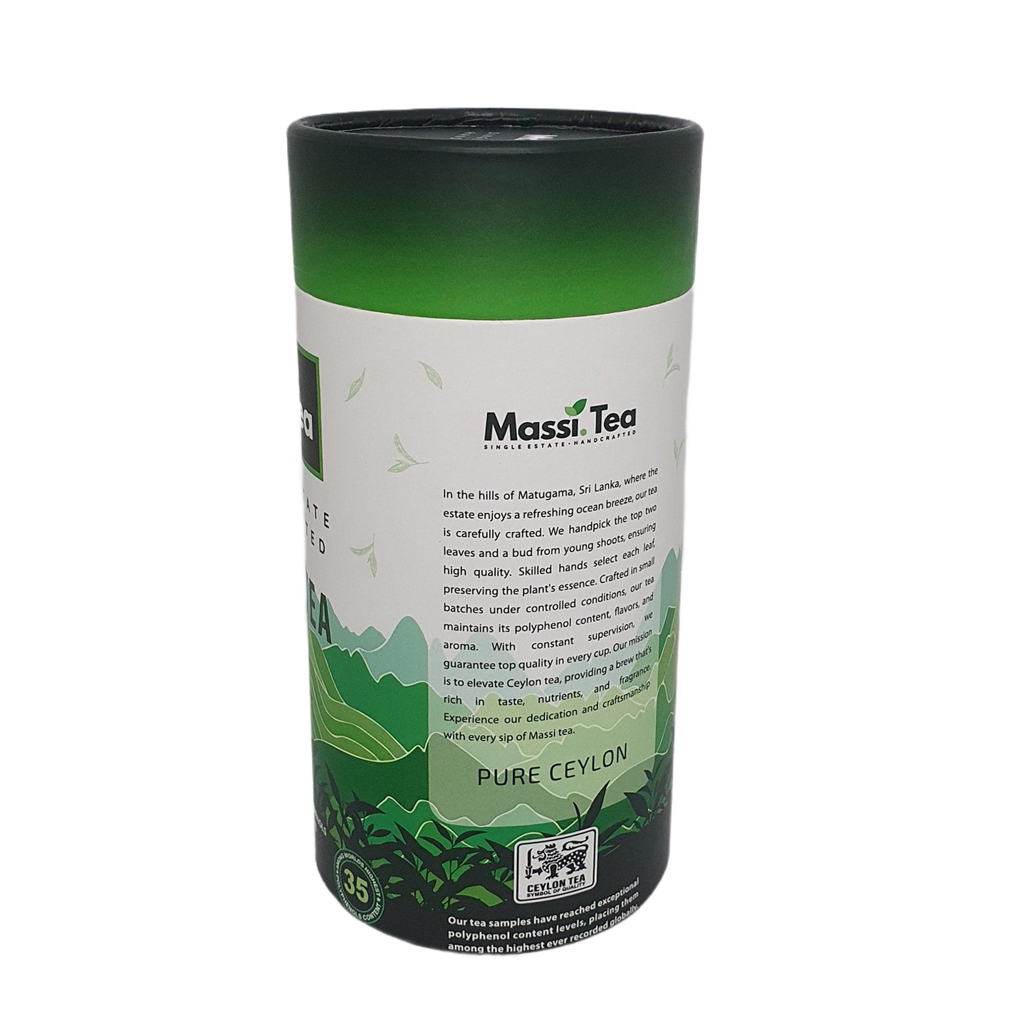 Thé vert artisanal Massi Tea Single Estate (50g)