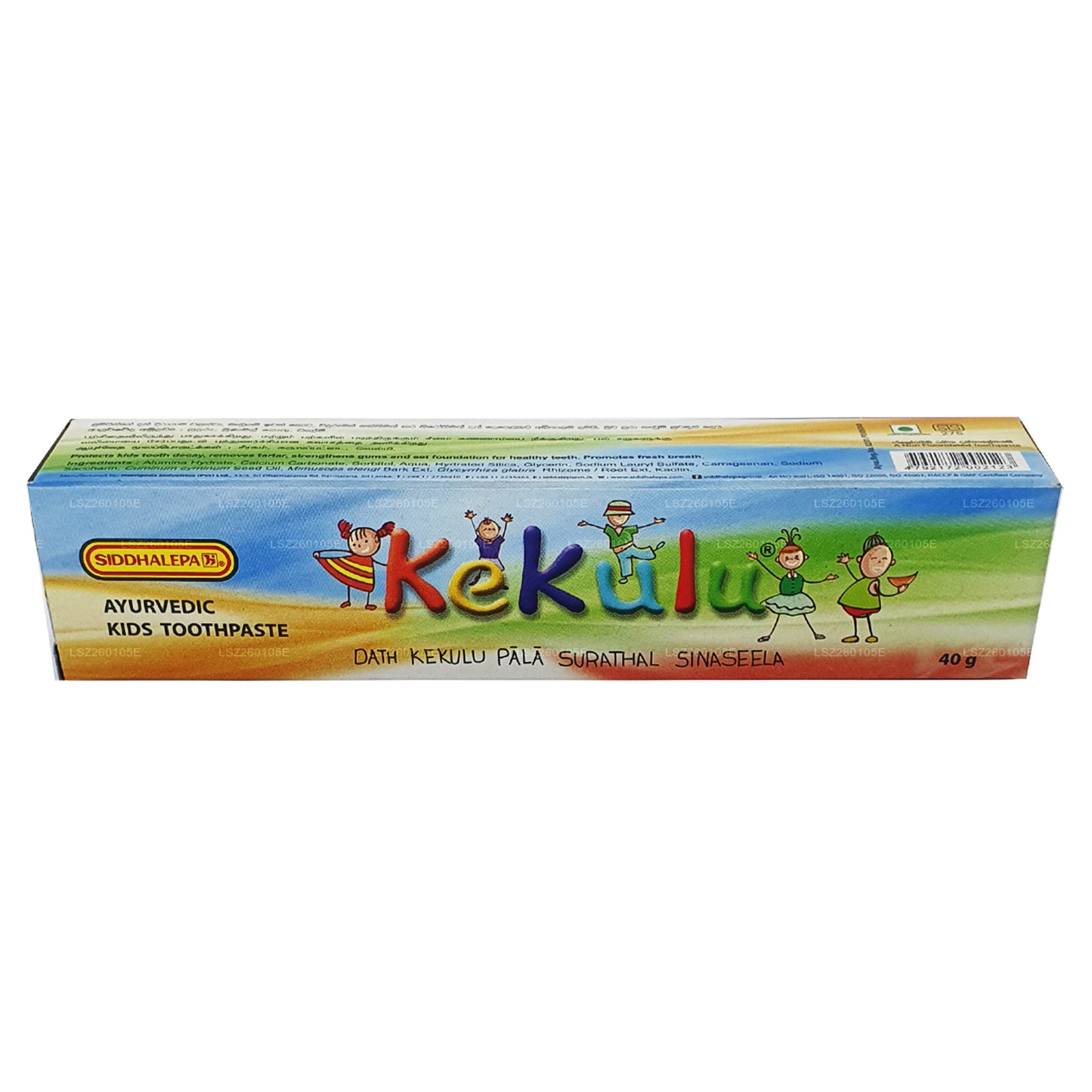 Pâte dentifrice Siddhalepa Kekulu (40g)