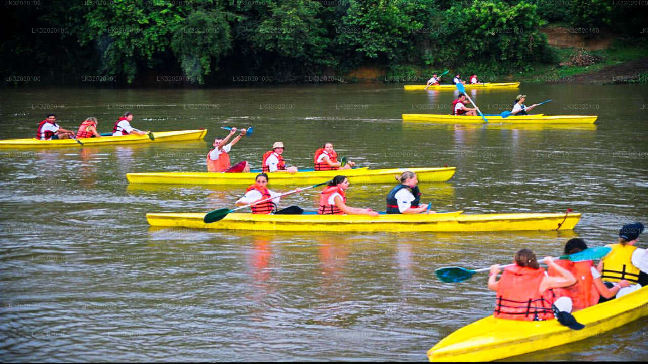 Canoë-kayak sur la rivière Mahaweli au départ de Kandy