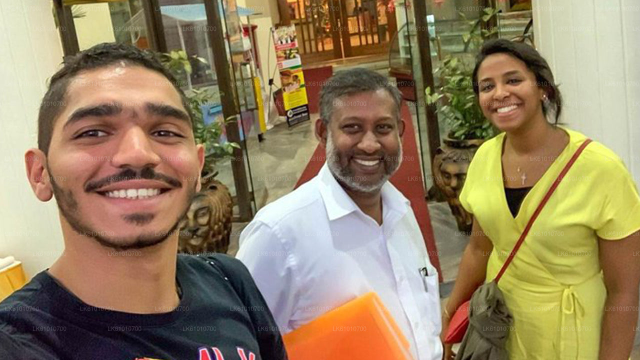 Promenade dans la ville de Colombo avec un habitant