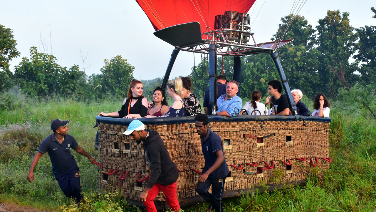 Excursion en montgolfière au départ de Sigiriya