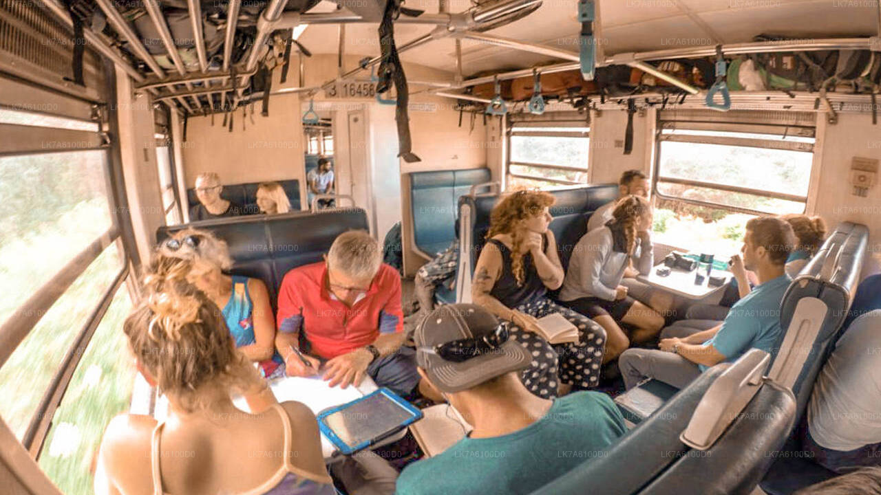 Trajet en train de Badulla à Colombo (train № 1016 "Udarata Menike")