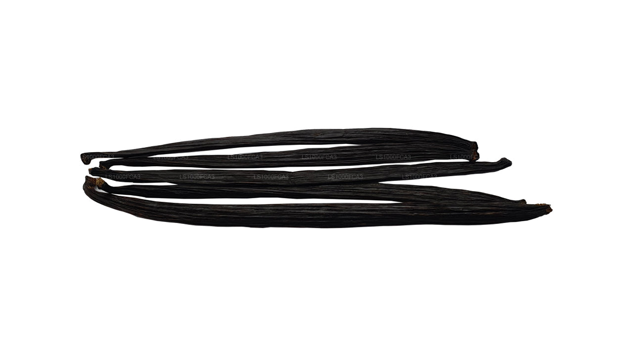 Gousses de vanille naturelles Lakpura Sri Lankan (Ceylan) de catégorie « A »