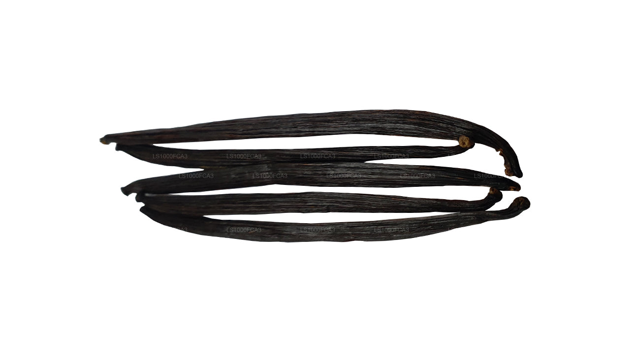 Gousses de vanille naturelles Lakpura Sri Lankan (Ceylan) de catégorie « A »