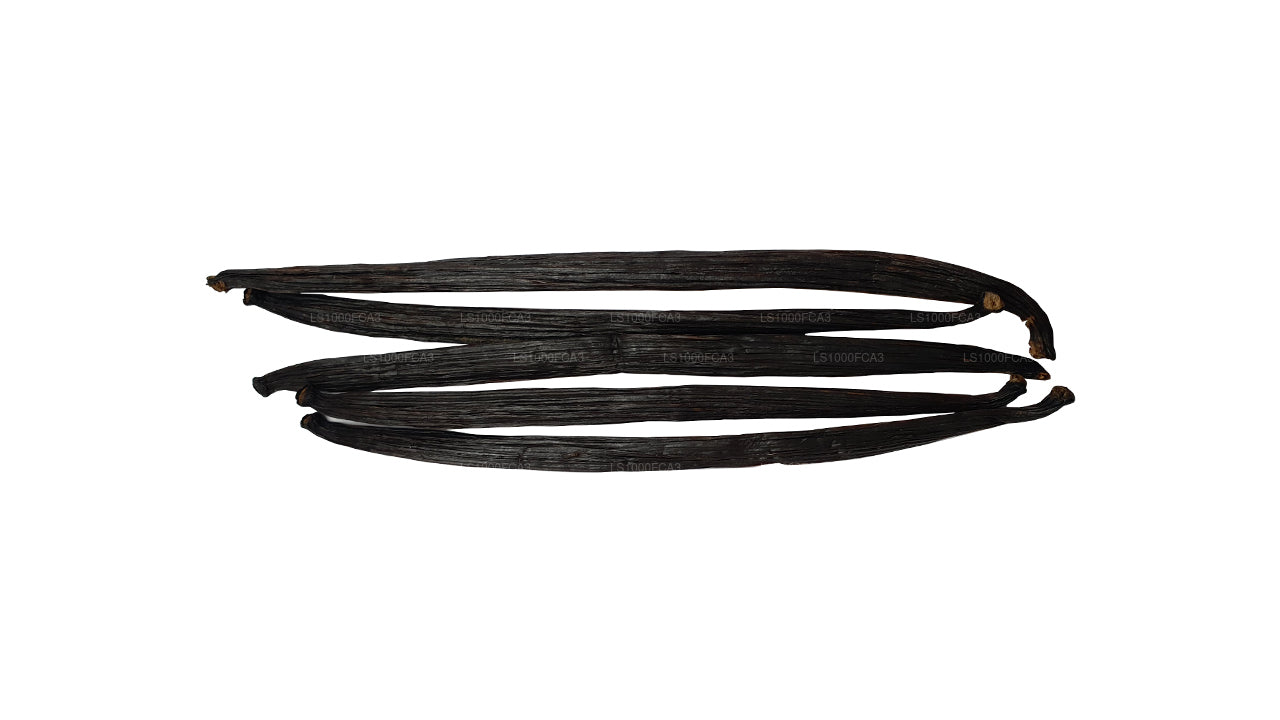 Gousses de vanille naturelles Lakpura Sri Lankan (Ceylan) de catégorie « A »