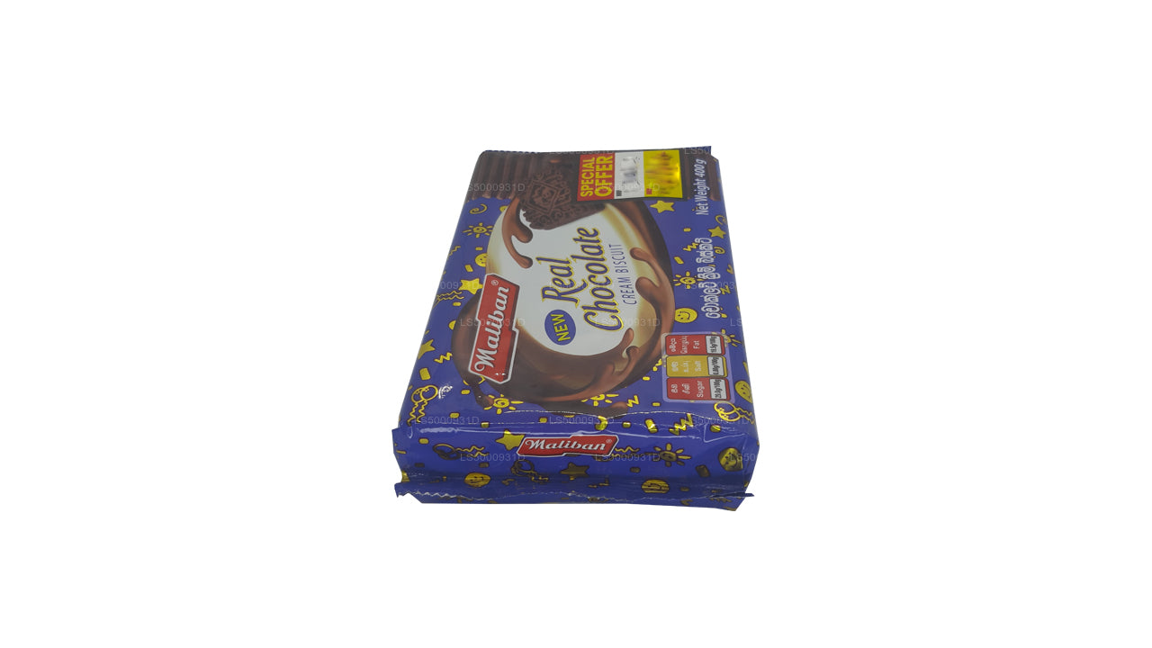 Biscuit à la crème au chocolat véritable Maliban (400 g)