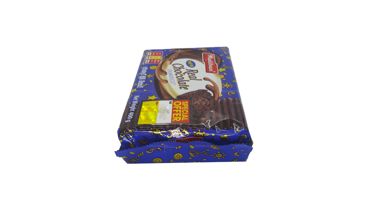 Biscuit à la crème au chocolat véritable Maliban (400 g)