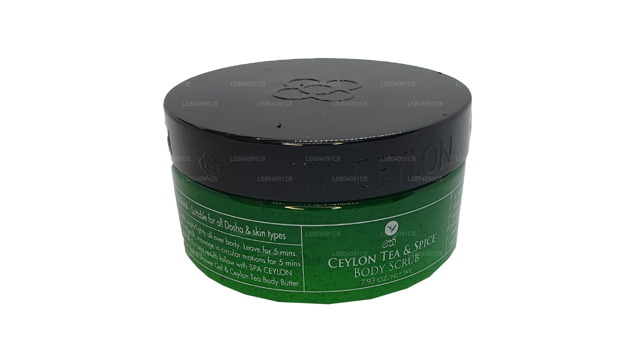 Exfoliant pour le corps au thé et aux épices de Ceylan Spa (225 g)