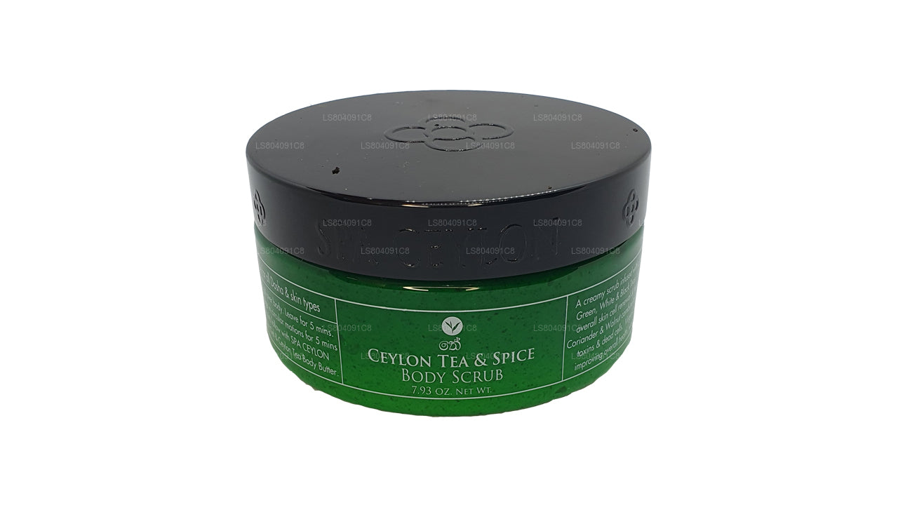 Exfoliant pour le corps au thé et aux épices de Ceylan Spa (225 g)