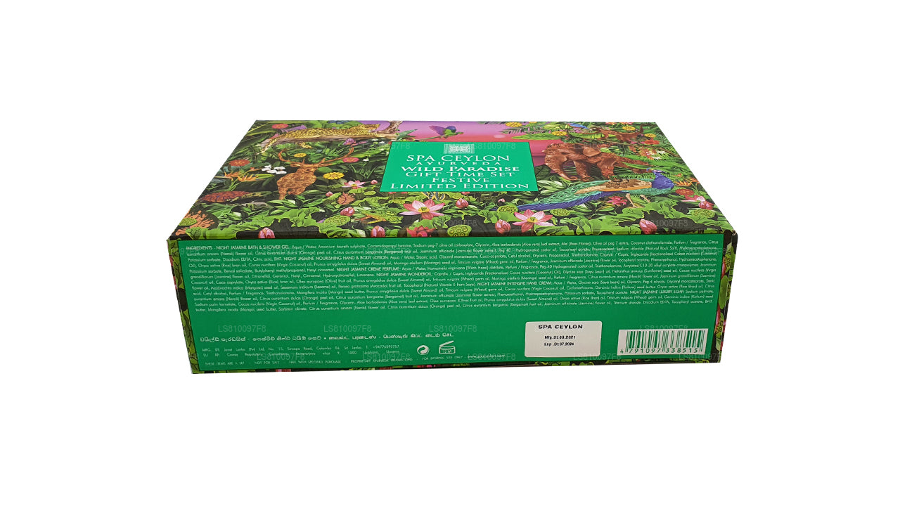 Coffret cadeau Spa Ceylon Wild Paradise, édition limitée festive