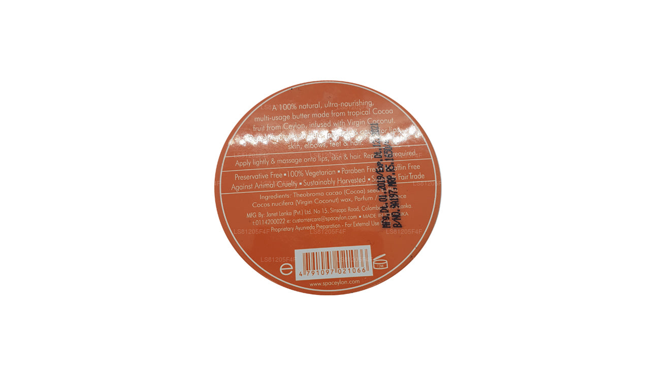 Beurre naturel de cacao Spa Ceylon Ceylon (25g)