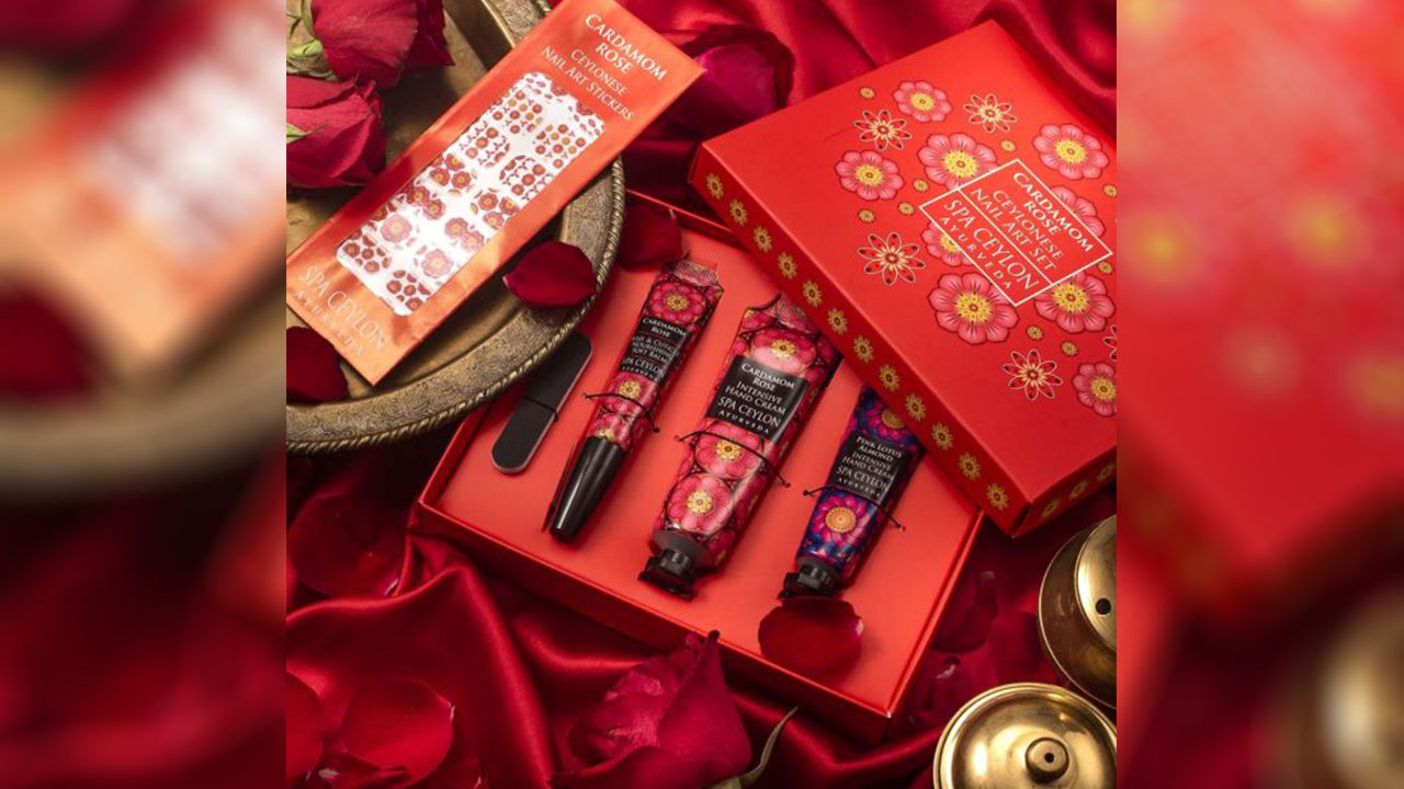 Spa Ceylon - Cardamom Rose Ceylonese Nail Art Set