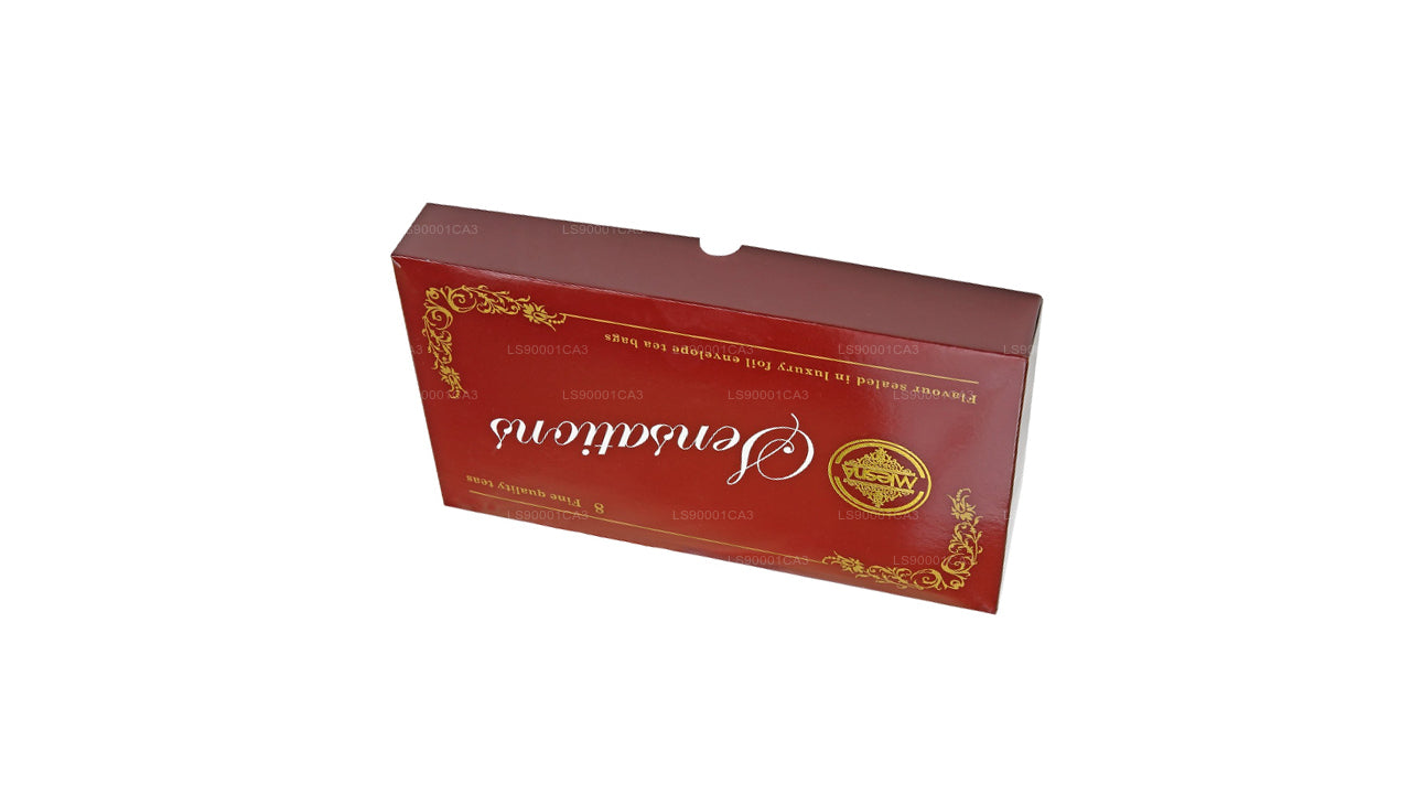 Sachets de thé en aluminium de luxe assortis à 8 saveurs Melesna Sensations (160 g)