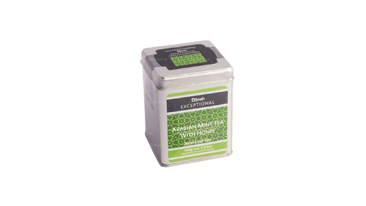 Boîte en étain Dilmah Exceptional pour thé à la menthe arabe et miel (100 g)