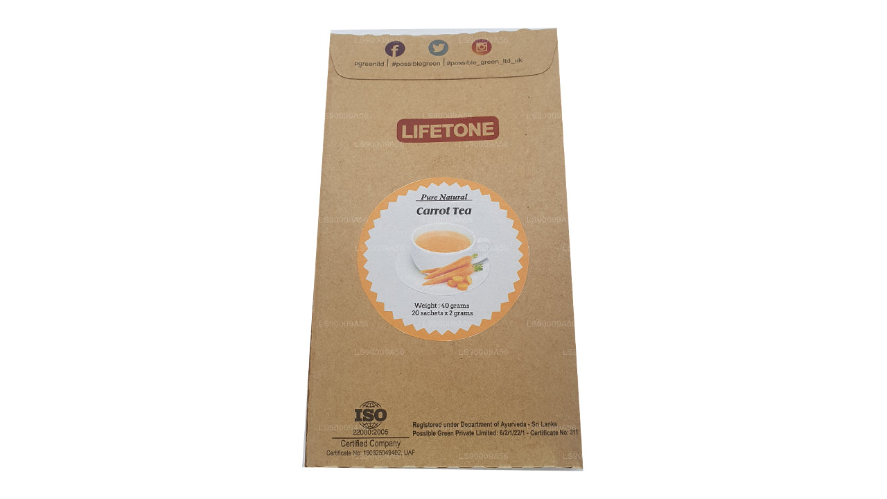Thé aux carottes pur et naturel (40g)