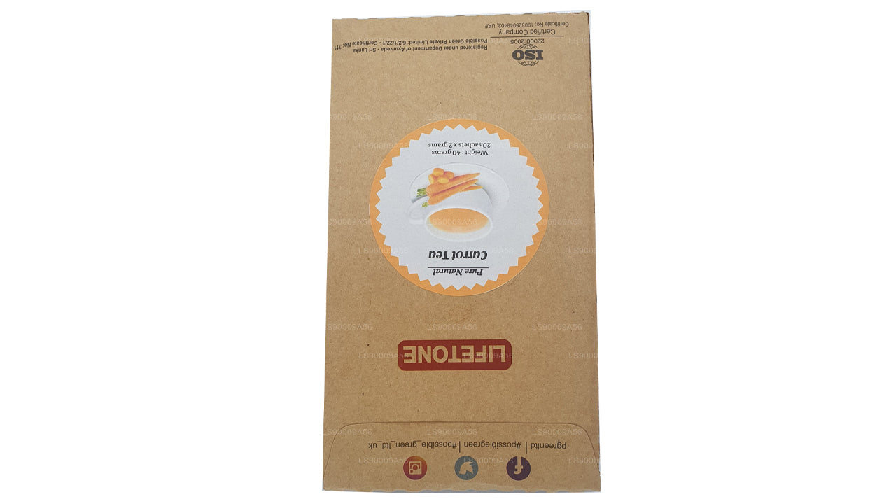 Thé aux carottes pur et naturel (40g)
