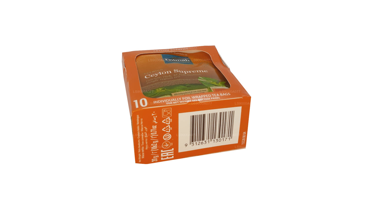 Dilmah Ceylon Supreme 10 sachets de thé (20 g)
