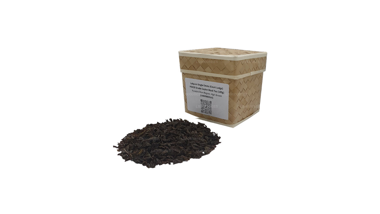 Thé noir de Ceylan Lakpura Single Estate (Court Lodge) PEKOE Grade (100 g)