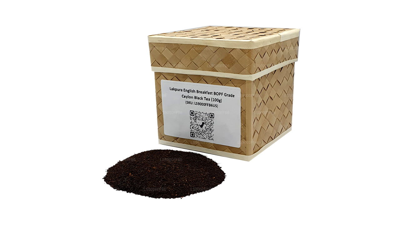 Thé noir de Ceylan Lakpura English Breakfast BOPF Grade (100 g)